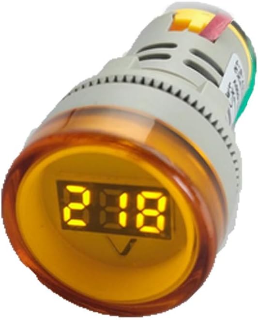 22MM AC 60V-450V LED DIGITAL VOLTMETER INDICATOR LAMP VOLTAGE GAUGE MONITOR