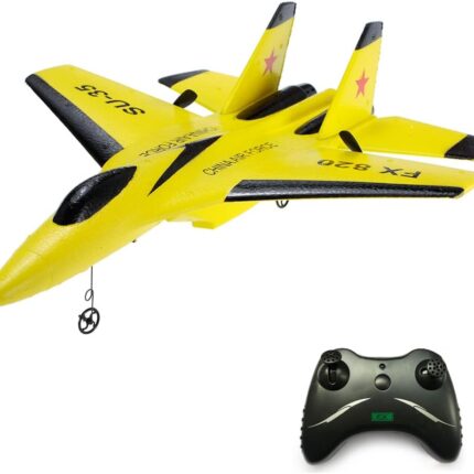 FX-820 2.4G Remote Control Drone RC Fixed Wing Airplane SU-35 Glider Micro Indoor Aircraft UAV RTF