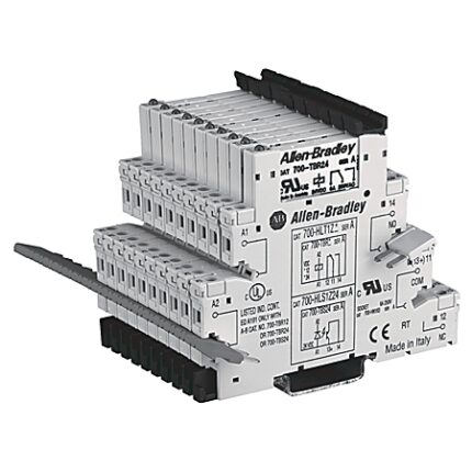 700- HLT12U2X Electromechanical Relay Output. DPDT (2 C/O). w/ Screw Terminals. 220-240V AC/DC