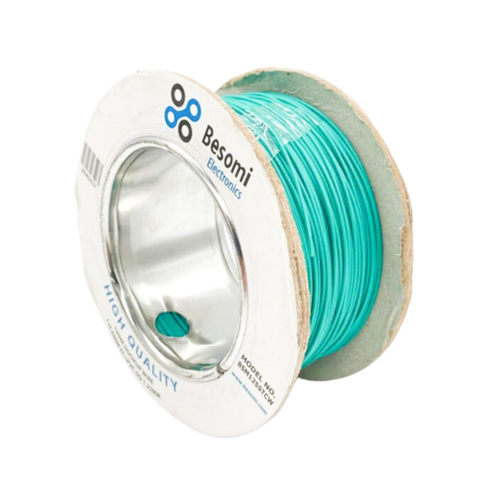 BSM 1/0.6mm 100m Green HOOKUP Wire 98