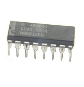 CD4015BCN-DIP - Shift Shift Register 2 Element 4 Bit 16-PDIP