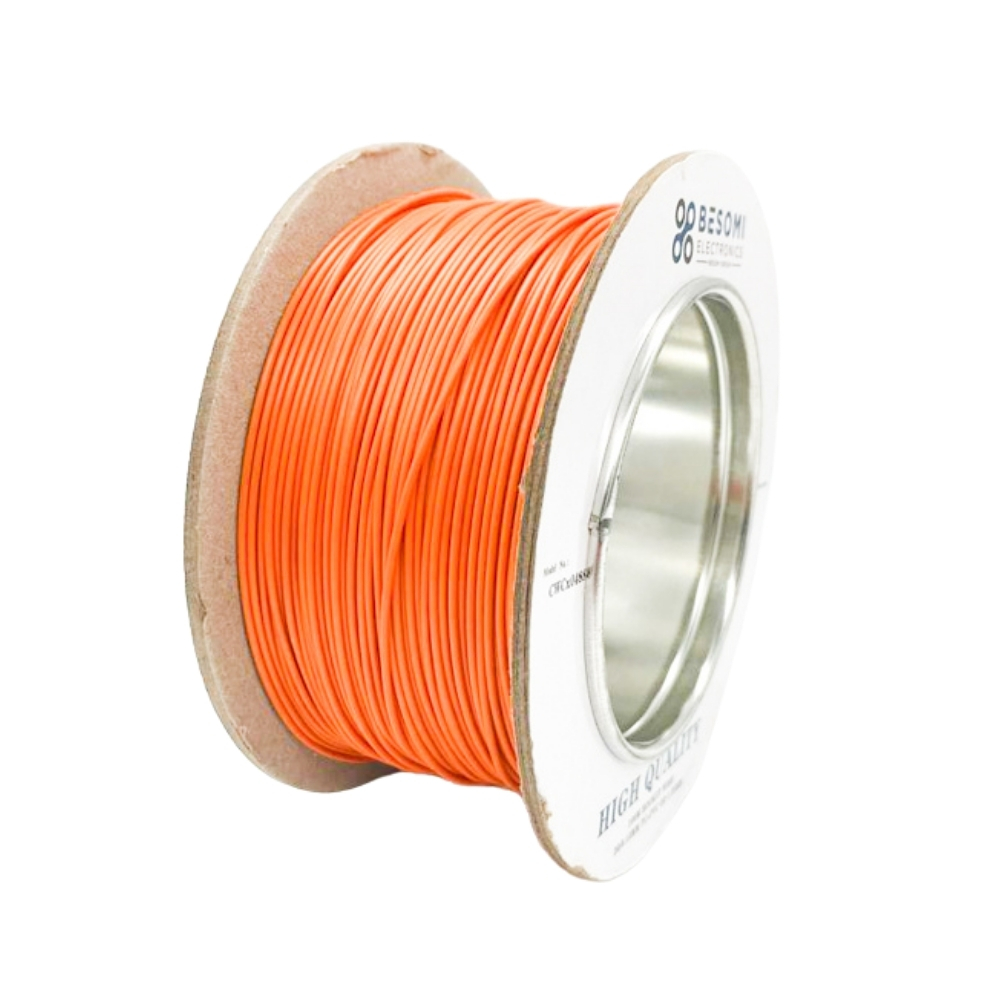 Solid-Core Wire Spool - 25ft - 22AWG - Black CWCx0488 5