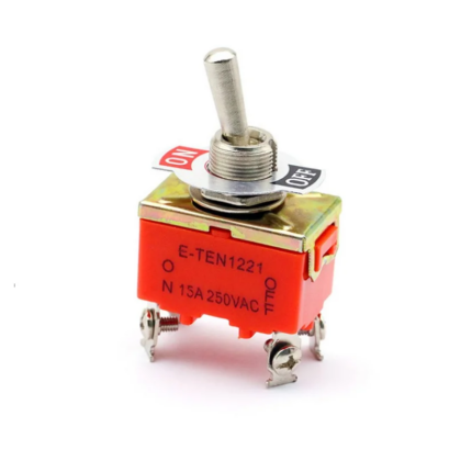 E-TEN 1221 ON-OFF 4-PIN TOGGLE SWITCH