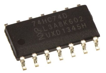 74HC74D - Flip Flop 2 Element D-Type 1 Bit Positive Edge 14-SOIC (0.154", 3.90mm Width)