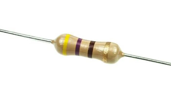 47 OHM 1.2 W THROUGH HOLE WIREWOUND RESISTOR