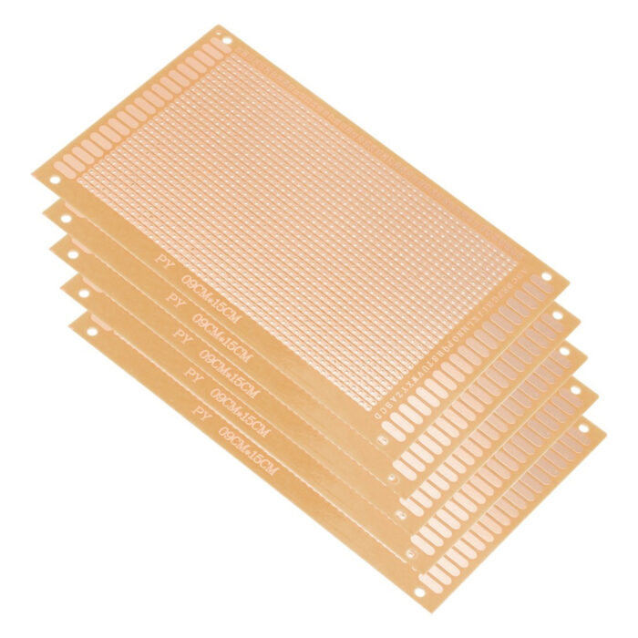 5PCS PCB BOARD BROWN (9 X 15CM)