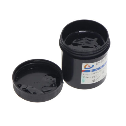 UV Curable solder mask PCB Ink Black Color 100g