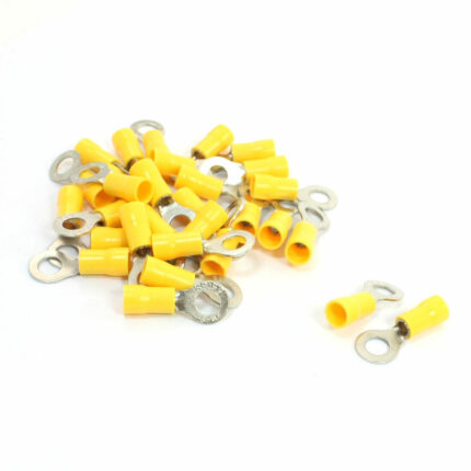 RV5.5-6 Insulated Ring Terminals Connectors (100 pcs)