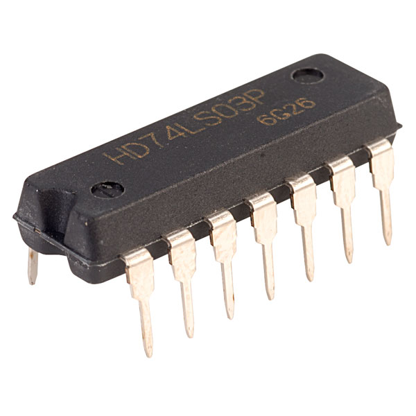 HD74LS03P -Quadruple 2-Input Positive NAND Gates
(with Open Collector Outputs)