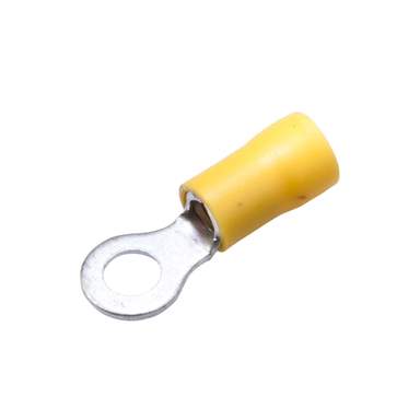 Crimp Pak 5mm Yellow Ring Crimp Lugs for 6mm Cable