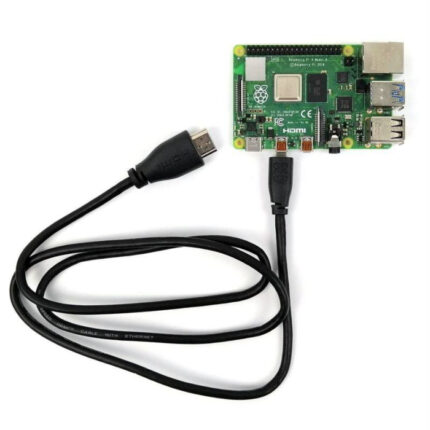 Micro-HDMI to Standard HDMI (A/M), 1m cable Black