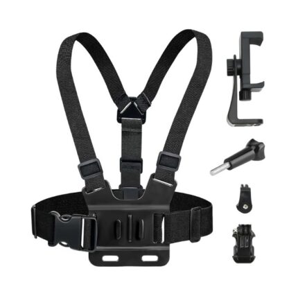 Mobile Phone Chest Mount Harness Strap Holder Cell Phone Clip Action Camera POV for Samsung iPhone Plus etc