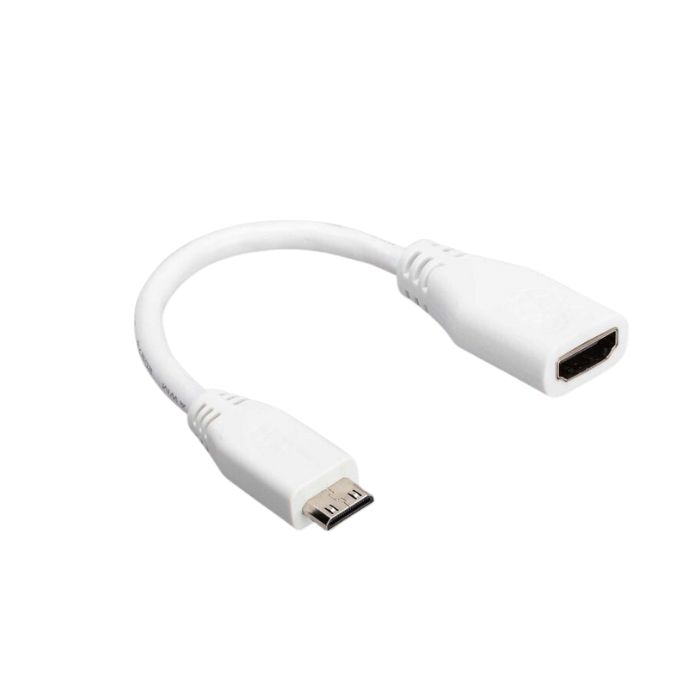 SC0726; Cable, Mini HDMI Male to HDMI Female, 10 cm, Raspberry Pi