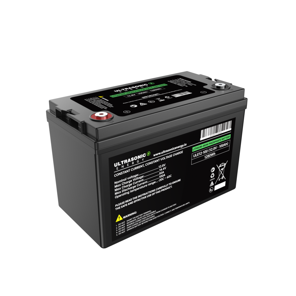 ULE12-100 LiFePO4 Battery VOLTAGE: 12.8V CAPACITY: 100AH 12.8V 100Ah 2