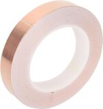 Copper Protection Tape, 20mm High Temperature Resistant Copper Foil Tape for Computers