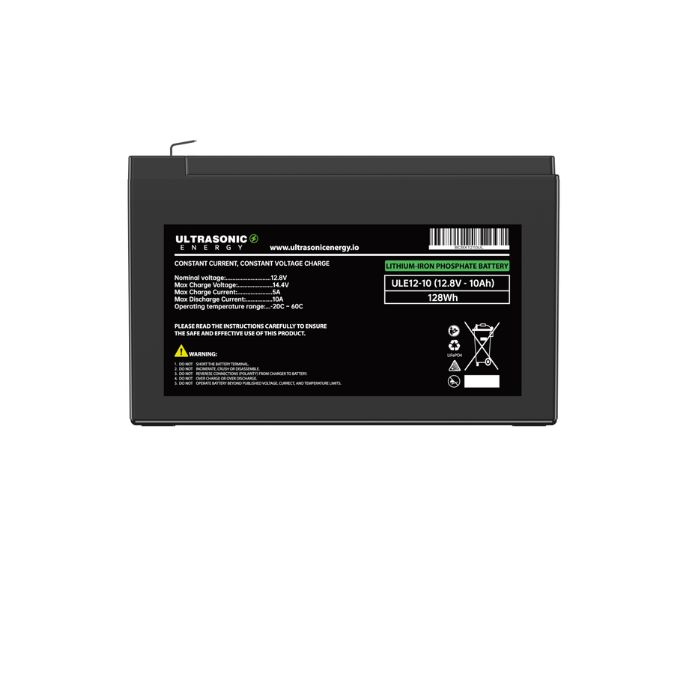 ULE12-10 LiFePO4 Battery VOLTAGE: 12.8V CAPACITY: 10AH