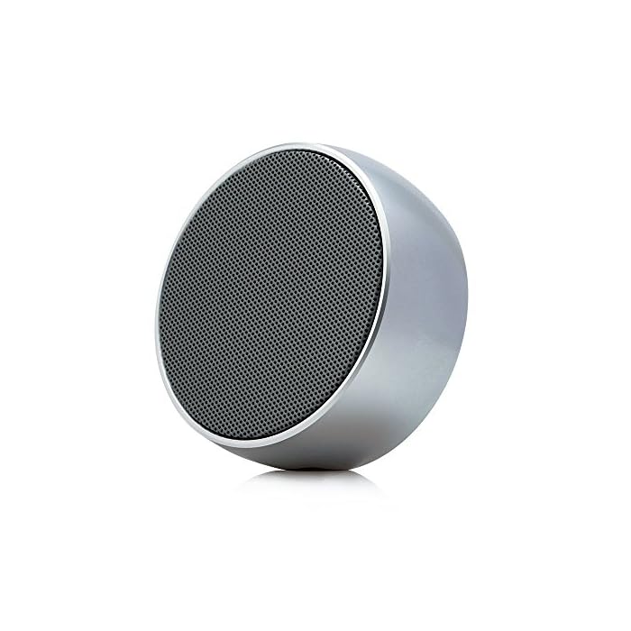 Simplicity BS01 Gray Portable Wireless Bluetooth Speaker, Compact Wireless Sound Device