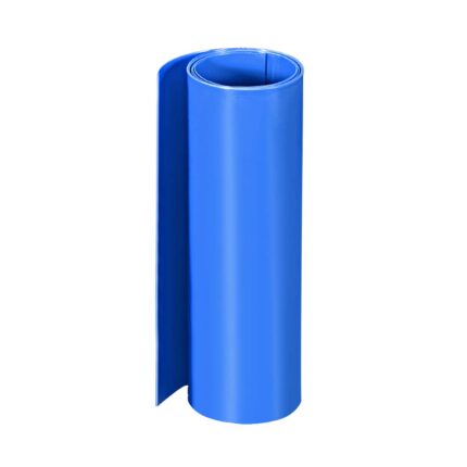 Besomi Electronics Blue PVC Heat Shrink Tubing - 200mm Width - Electrical Insulation Sleeve for Wire Cable Organization and DIY Projects, Home Electronics, Crafting, and Cable Management