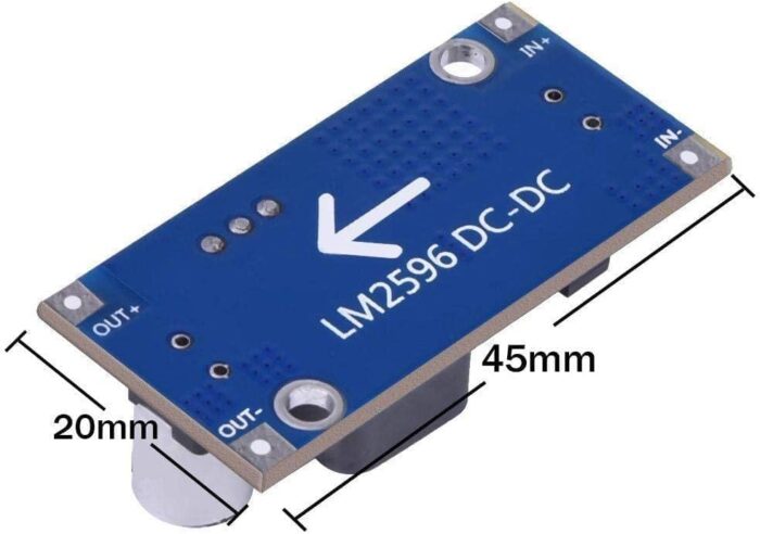 Besomi Electronics LM2596 DC-DC Stepdown Power Supply Module - Compact and Efficient Voltage Regulation - Reliable Power Conversion Without Display - Ideal for DIY Electronics.