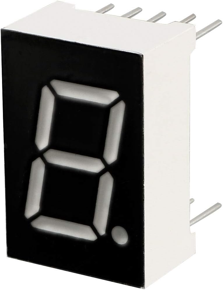 5611AH Anode 10-Pin 1 Bit 7 Segment - 1-Digit - LED Display Digital Tub