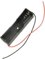 18650 Battery Holder Case with Leads - Ideal Storage Container for 3.7V Lithium Batteries