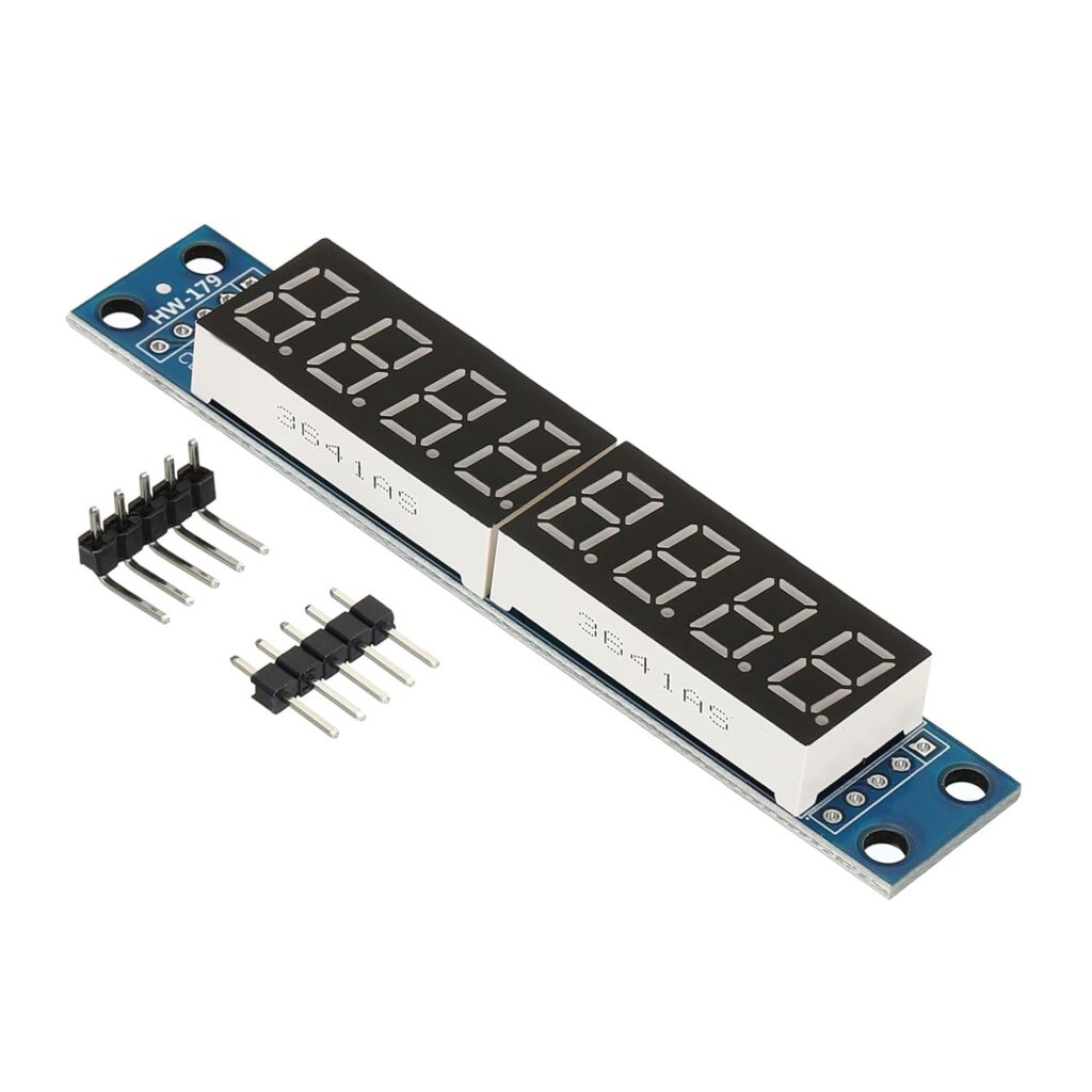 8-Digit 7-Segment Module LED Display - Professional LED Display Module for Numeric Representation .