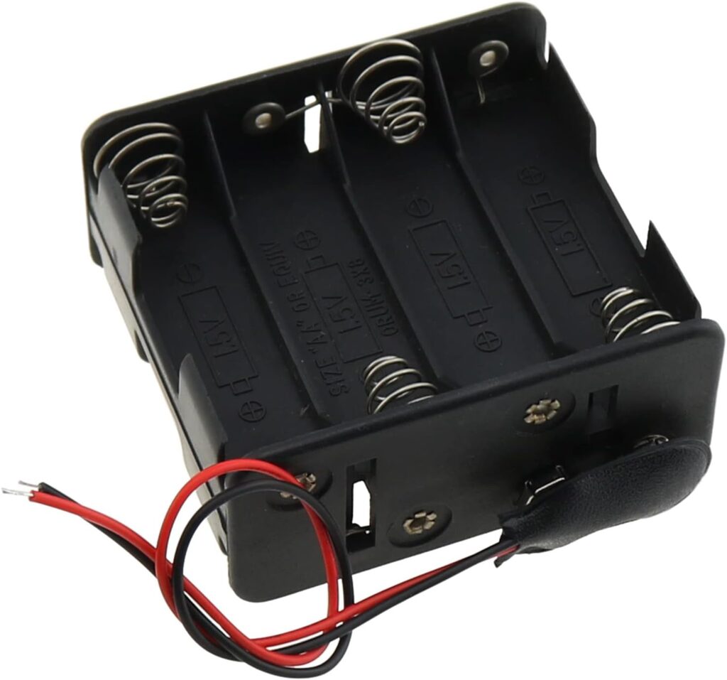1.5AA 8-Way Battery Holder (Box type) - Secure and Durable Battery Storage Solution for Electronic Devices