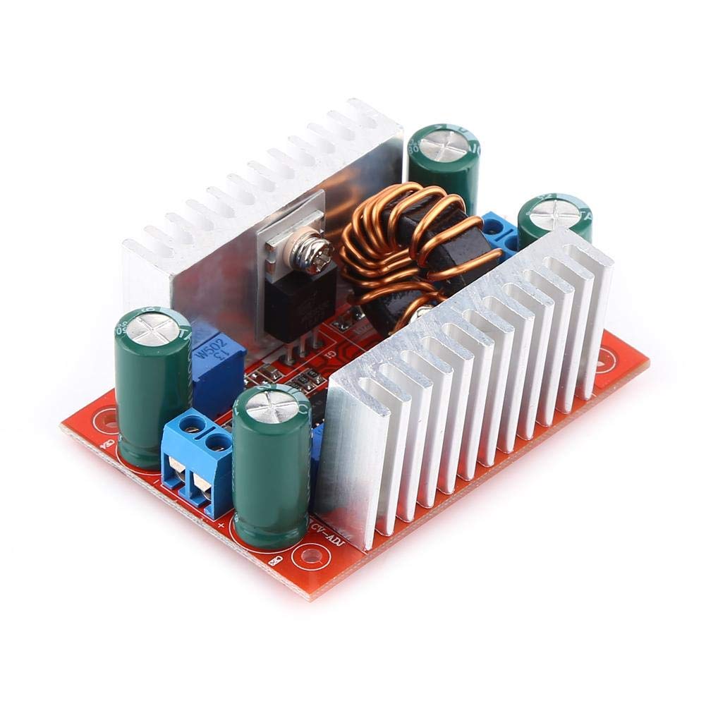 Besomi Electronics 400W 15A DC-DC Power Converter Boost Module - High-Efficiency Voltage Boosting for Automotive, DIY Electronics, and Solar Applications - Compact Design with Durable Performance