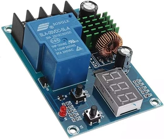 Besomi XH-M604 Intelligent Charge Control Module - DC 6-60V Battery Protection Board and Voltage Regulator for Lithium and Lead-acid Batteries - DIY Projects, Overcharge/Over-discharge Protection