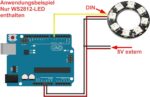 WS2812B 8-BIT 5050  RGB LED Strip Lights -s 5V Supply Voltage - for Arduino Projects and DIY Creations