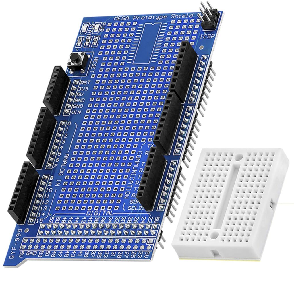 Arduino Mega 2560 R3 Prototype Shield V3 . Compatible with Arduino Mega 2560 R3 .