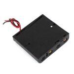 1.5V AA 2-Way Battery Holder - Durable Battery Storage Container for Two AA Batteries