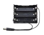 Battery Holder for 18650 Lithium Batteries with DC2.1 Power Jack