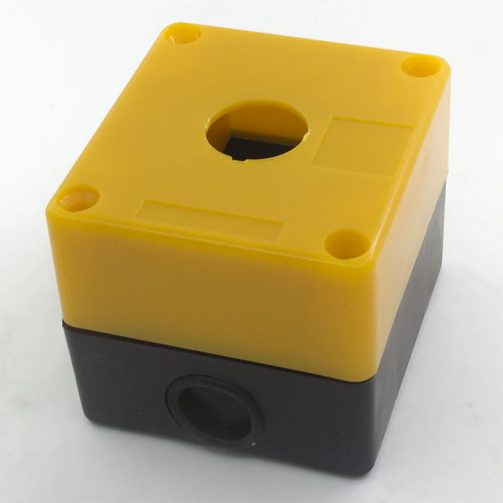 1590WUFL Box Metal Aluminum Unpainted Cover Includ BX1 22 1 hole push button switch box for 22mm mounting hole push button