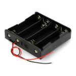 1.5V AA 2-Way Battery Holder - Durable Battery Storage Container for Two AA Batteries