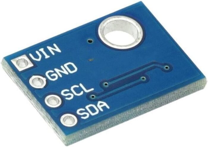 AHT10 MEMS Temperature & Humidity Sensor - High-Precision Digital Module for Weather Stations, IoT - I2C Interface.