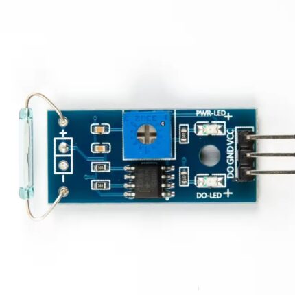 HL-01 Capteur Magnetron Module -Reed switch sensor- High-Sensitivity Sensor with Clean Signal Output - Comparator Waveform for Robotics and DIY Projects