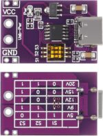 Type-C QC AFC PD2.0 PD3.0 to DC Fast Charge Decoy Trigger Support 5V 9V 12V 15V 20V Fixed Voltage Output