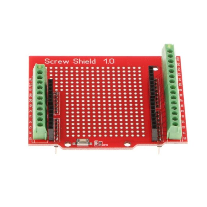 Screw Shield Extension Board V1.0 - Easily Expand Your Arduino Projects with Screw Terminal Connections .