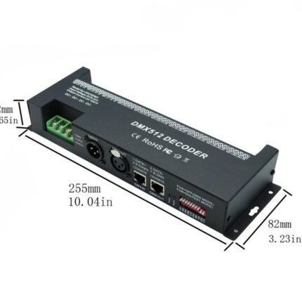 DMX 512 Decoder 30 Channels - RGB LED Strip Light Controller Dimmer - Hot Selling DC 9V-24V.