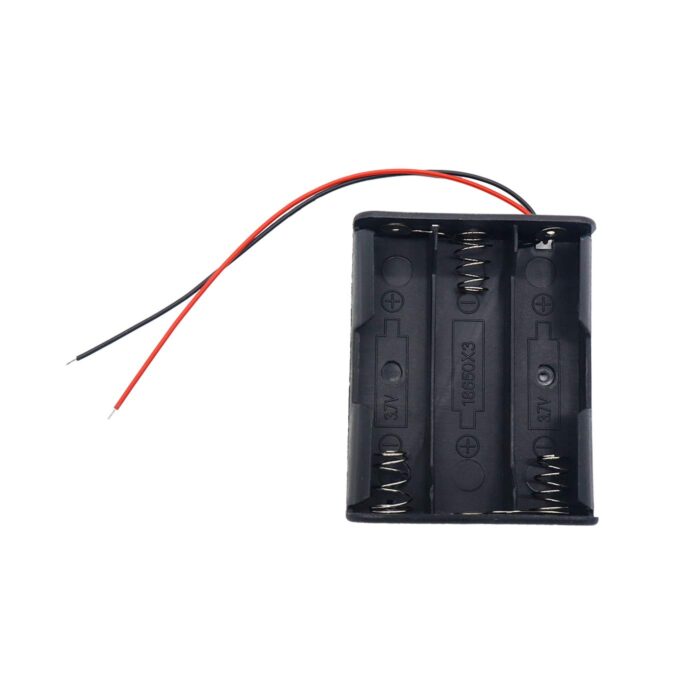 3x 18650 AA Battery Holder 3.7V - Durable Battery Storage and Organizer - Triple Battery Compartment for Enhanced Power.