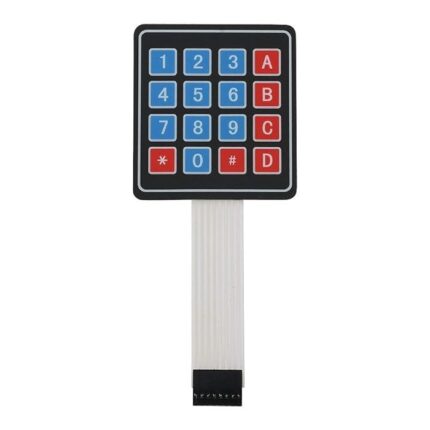 4x4 Matrix Keypad Module - 16 Button Security Access-Control Keypad with Numeric and Alphabetic Buttons - Compatible with Arduino and Raspberry Pi