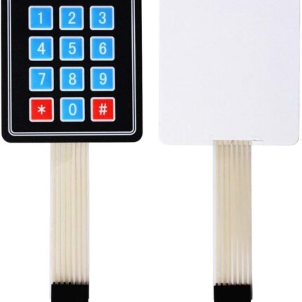 4 x 3 Matrix Keypad -12-Button Security Access-Control Keypad - Human Interface Component for Arduino and Raspberry Pi Projects .