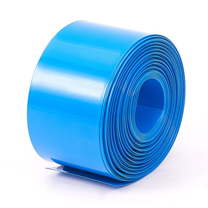 Besomi Electronics Blue PVC Heat Shrink Tubing, 32mm Width, Durable Insulation, Versatile Application, Essential for Electrical Projects