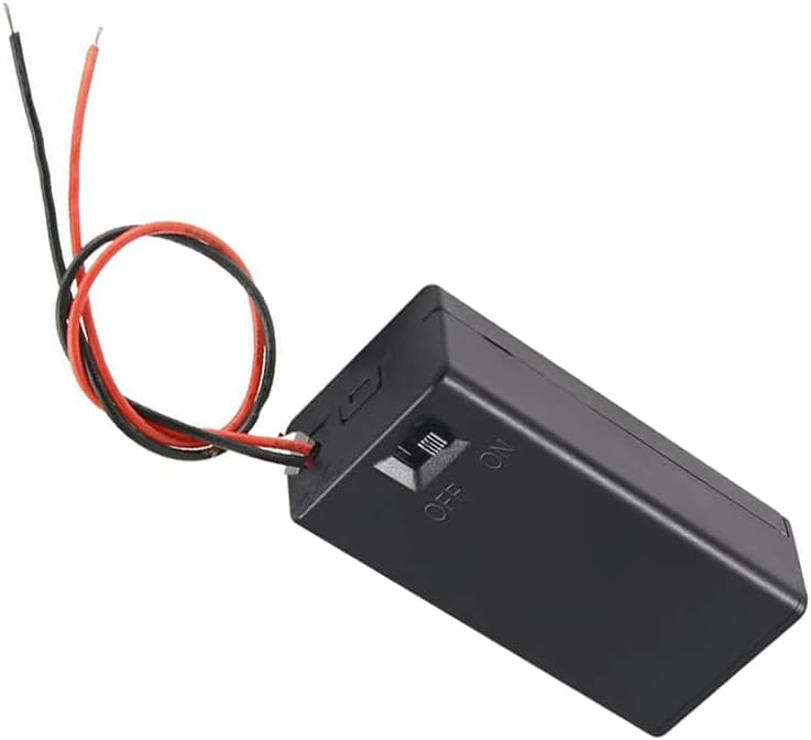 9V Battery Holder with Switch - Secure & Portable Power Solution with Easy Control