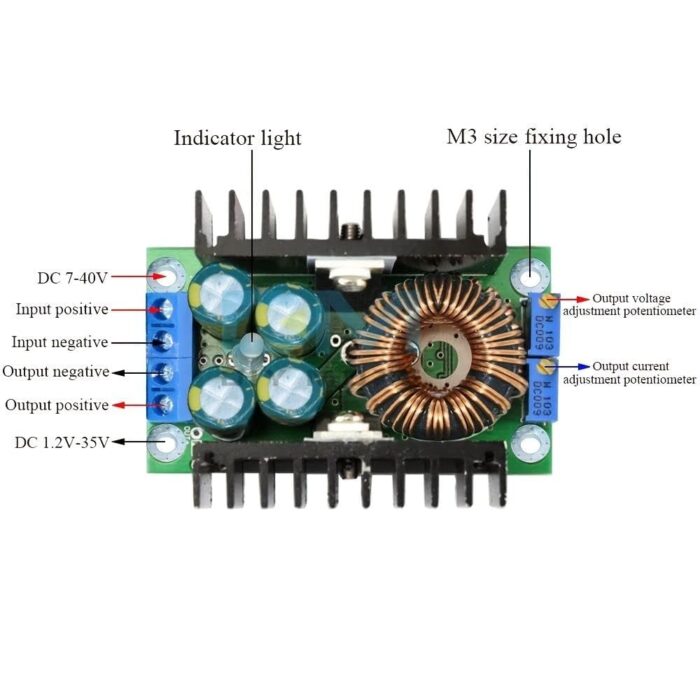 DC-DC CONVERTER 5V-30V 8A STEPDOWN-STEPUP Power Supply Module