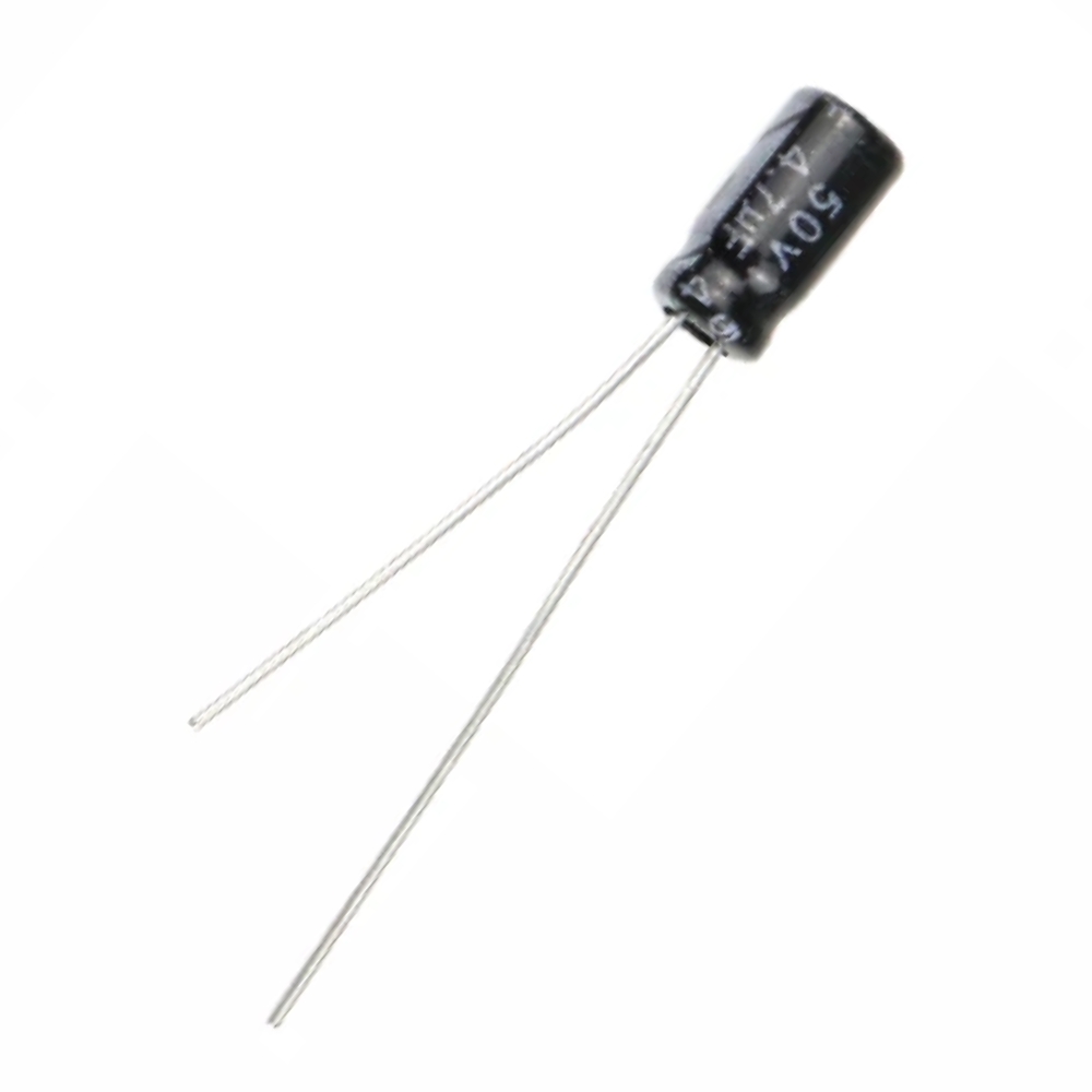 Electrolytic Capacitor  4.7uF 50V -Long-Life for Circuit Design & Power Applications