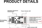 Rain Drop Sensor-Rain Sensor Module for Rain Detection