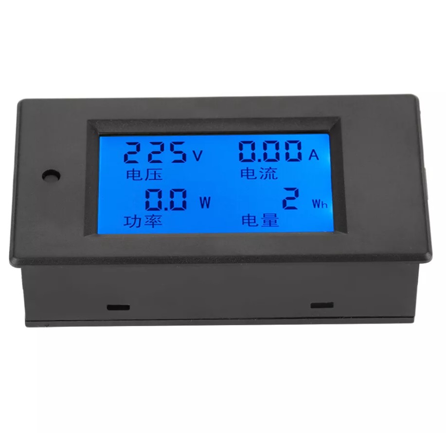 PZEM-021 LCD Display Digital AC Voltage Current Power Energy Meter 20A, Energy Meter for Power Measurement