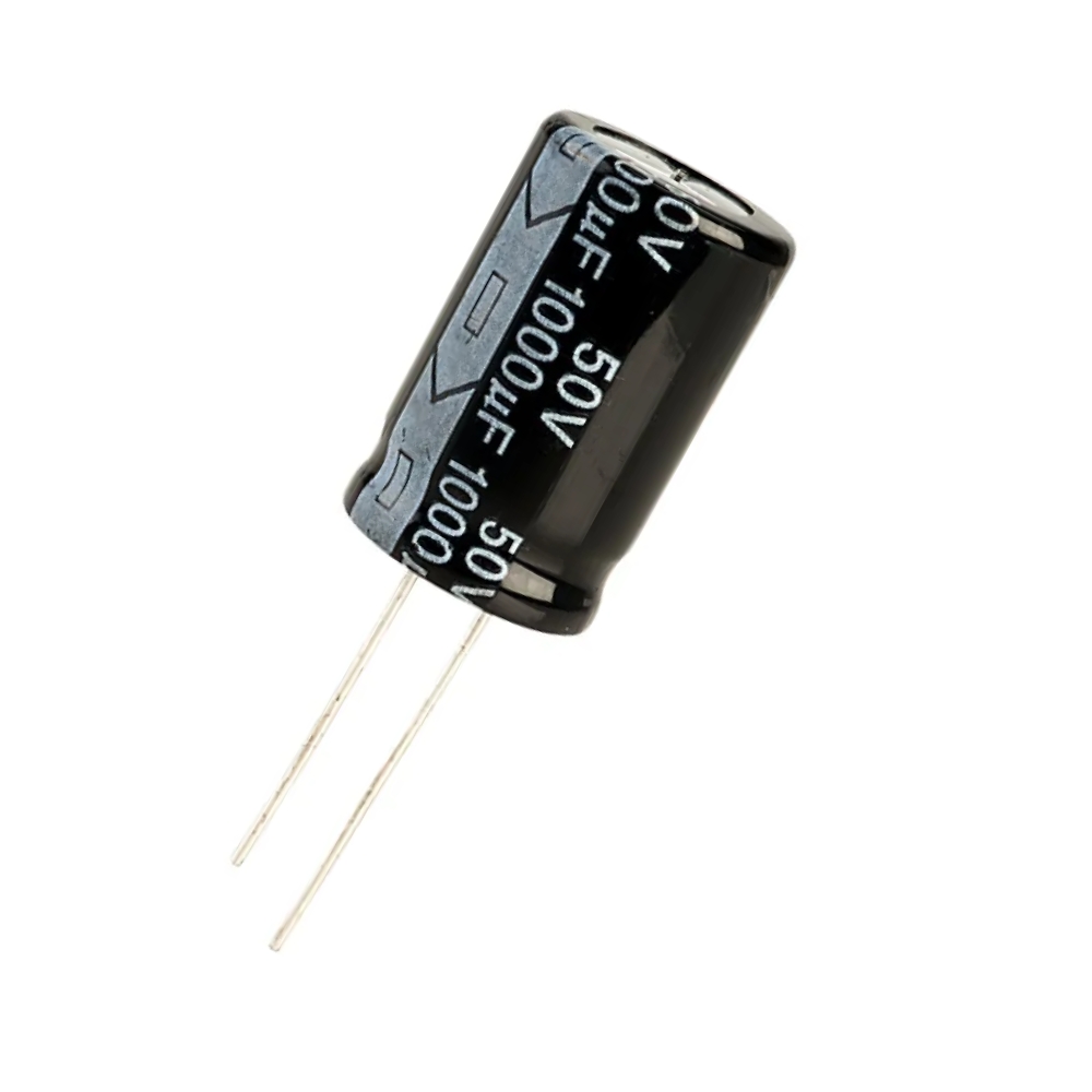 Electrolytic Capacitor 1000uF, 50V-High-Capacity , Optimal Performance for Power Circuits